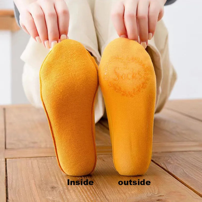 3 Pairs Women Socks High Quality Matching Casual Socks Summer Thin Cotton Bottom Non-Slip Invisible Low Short Socks Breathable