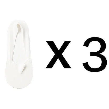 3 Pairs Women Socks High Quality Matching Casual Socks Summer Thin Cotton Bottom Non-Slip Invisible Low Short Socks Breathable